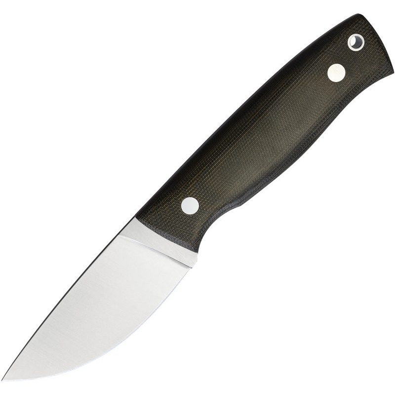 BRISA Skinner 90 Fixed Blade Knife Green Micarta Elmax Steel Clip Point 362   - On Sale
