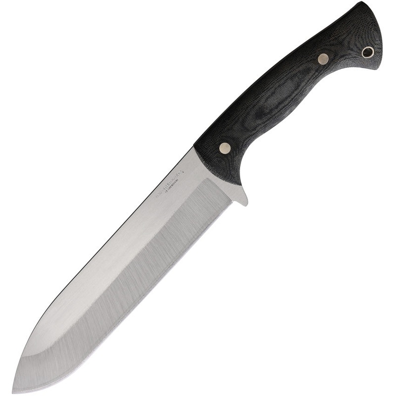 Condor Balam Black Micarta 1075HC Fixed Blade Knife w/ Kydex Sheath 201690HC