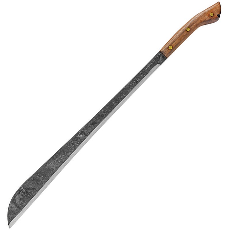 Condor Cojang Jungle Walnut Wood 1075HC Fixed Blade Machete w/ Belt Sheath 2014207HC