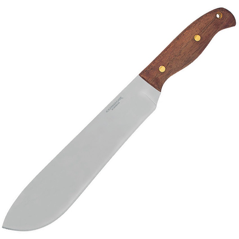 Condor Ironpath Brown Walnut 420HC Fixed Blade Machete w/ Belt Sheath 392898SS