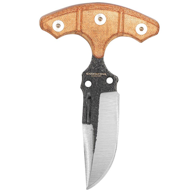 Condor Tactical P.A.S.S. Brown Micarta 440C Stainless Push Dagger w/ Sheath 1828404C