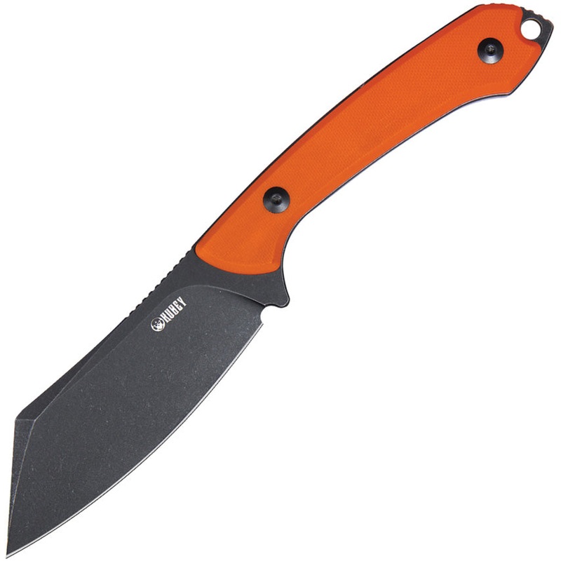 Kubey Perses Outdoor Survival Orange G10 Black D2 Steel Fixed Blade Knife w/ Kydex Sheath 302B