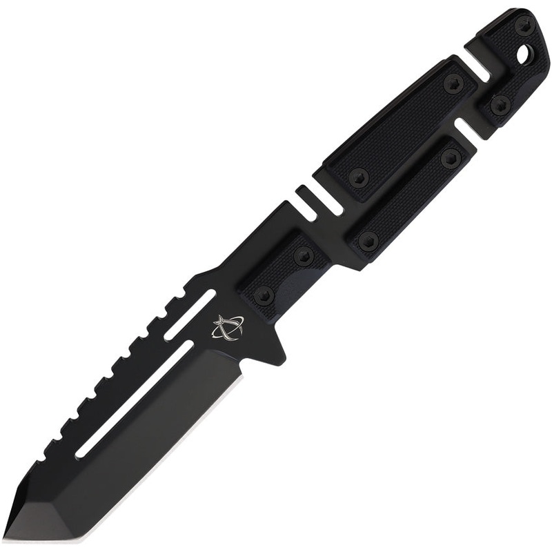 Mantis Chaos 2 Black Smooth G10 Stainless 154CM Fixed Blade Knife w/ Sheath F4CM   - On Sale