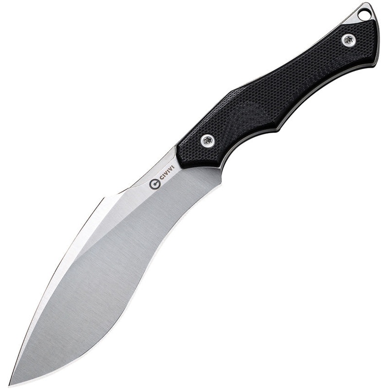 Civivi Vaquita II Black G10 Nitro-V Mini Kukri Fixed Blade Neck Knife 047C1