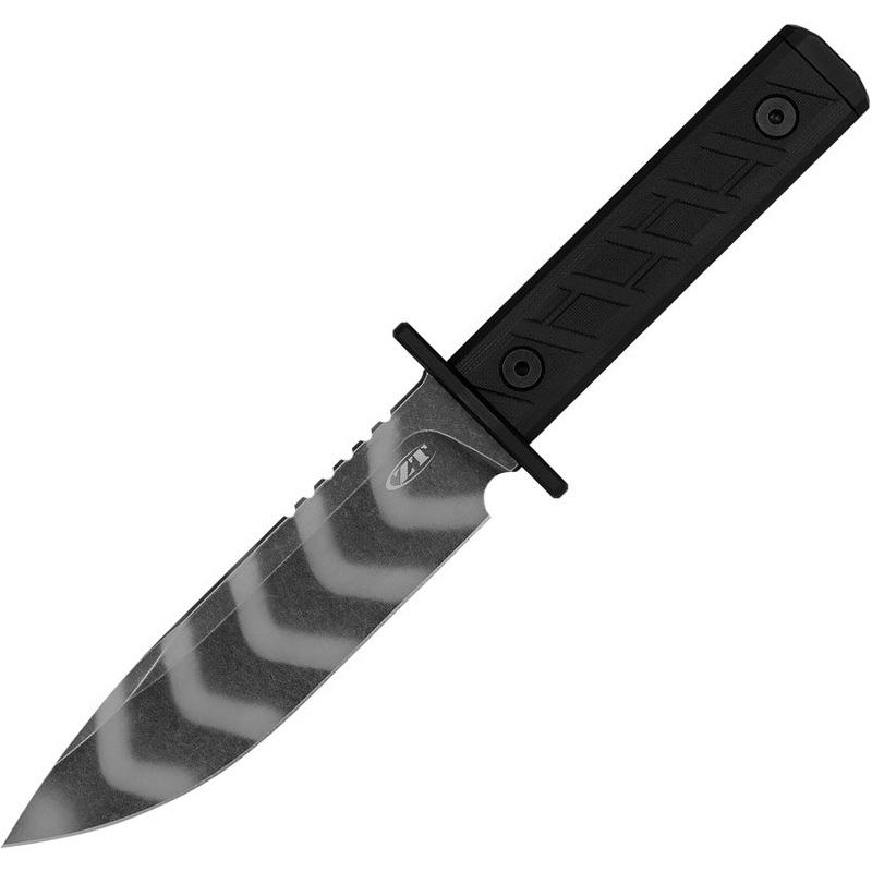 Zero Tolerance Model 0006 Black G10 CPM-3V Tiger Stripe Fixed Blade Knife 0006TSBLK
