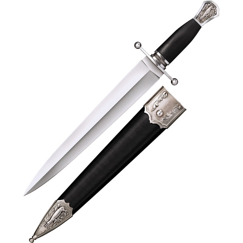 Cold Steel Arkansas Toothpick Dagger Leather Wrapped Fixed Blade Knife 88GTPXX