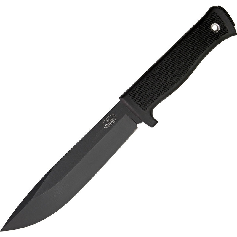Fallkniven A1 Survival Black Kraton VG-10 Stainless Fixed Blade Knife w/ Sheath A1BL