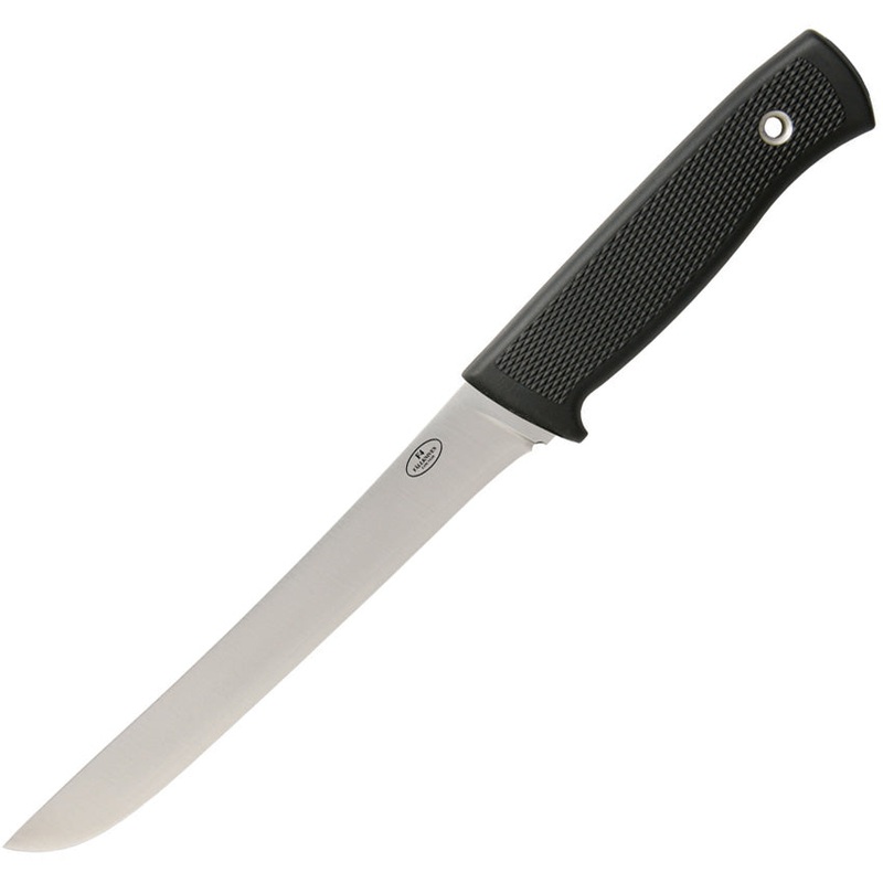 Fallkniven F4 Quartering & Fillet Black Thermorun VG-10 Fixed Blade Knife w/ Sheath F4Z
