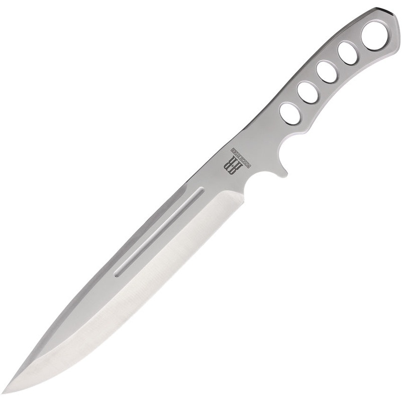 Rough Ryder Highland Bowie Gray Stainless Fixed Blade Throwing Knife 2250- On Sale