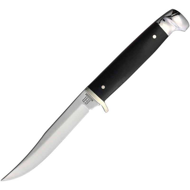Rough Ryder Small Highland Black G10 Stainless Clip Point Fixed Blade Knife 2377