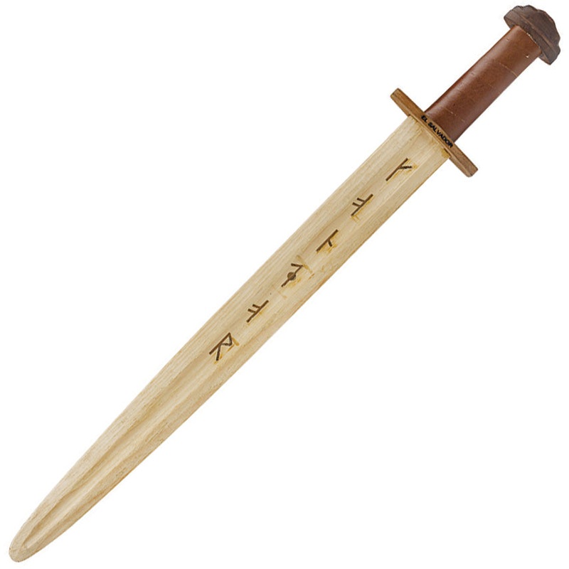 Condor Viking Ironside Leather Wrapped Burnt Hickory  Sword 102120HI