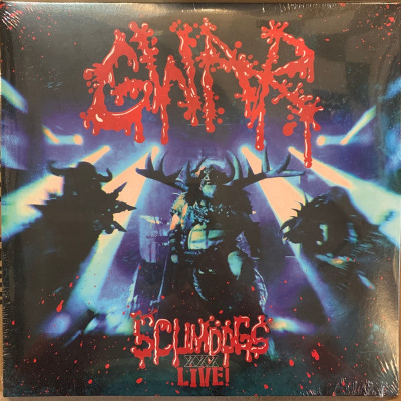 Gwar  Scumdogs XXX Live! Blue Color 2xLP Vinyl LP Record