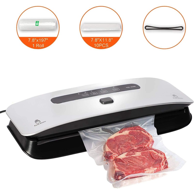 Food Vacuum Sealer Machine Strong Suction Power Dry and Moist Mode Starter Kit