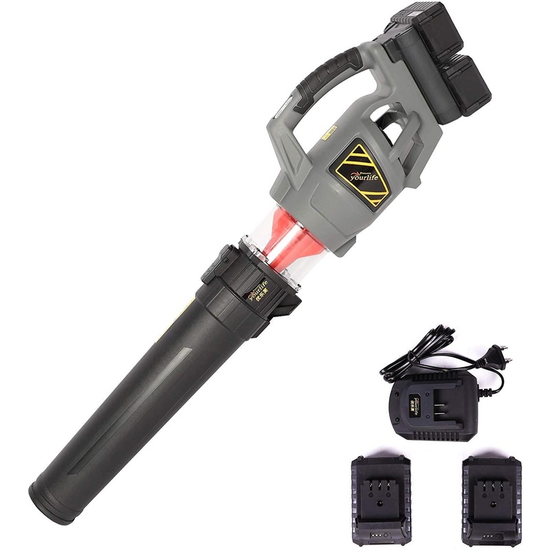 Cordless Leaf Blower 40V 4.0Ah Variable Speed Lithium Battery and Charger Included for Lawn Care, Black