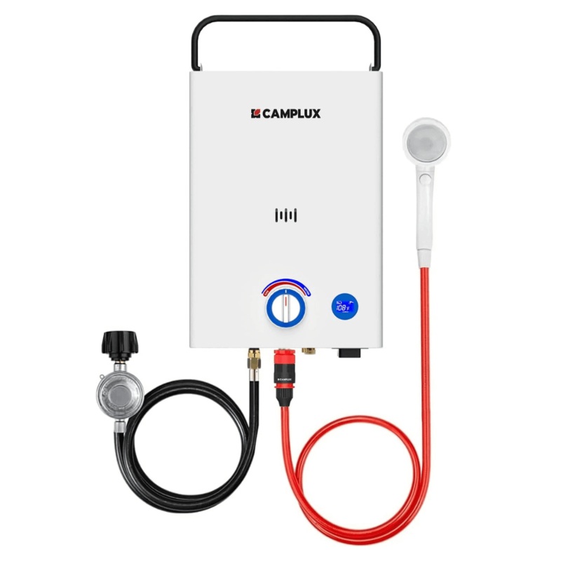 Camplux Portable Tankless Water Heater F10, 68,000 BTU, Outdoor, First Series