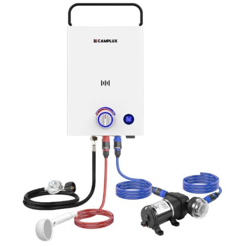 Camplux Portable Tankless Water Heater F10 Pro, 68,000 BTU, Outdoor, First Series