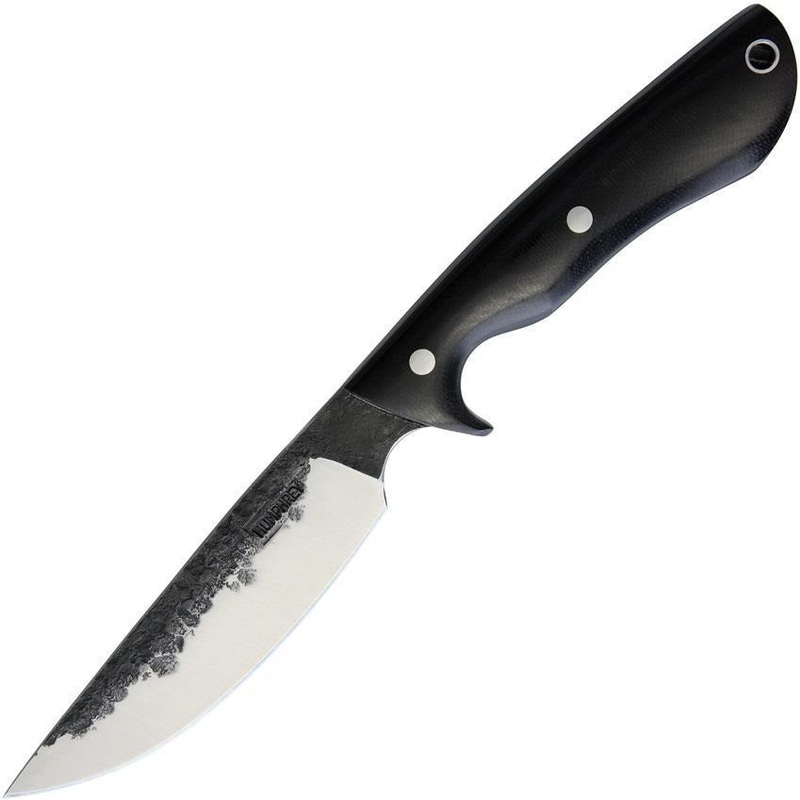 Lon Humphrey Custom Knives Bridger Black Micarta LHK025 BLACK