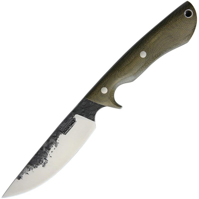 Lon Humphrey Custom Knives Bridger Green Canvas LHK026 GREEN