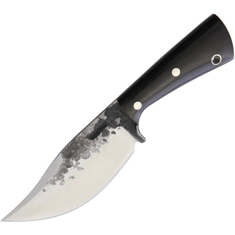 Lon Humphrey Custom Knives Brute De Forge Black Clip CLIP POINT BLACK