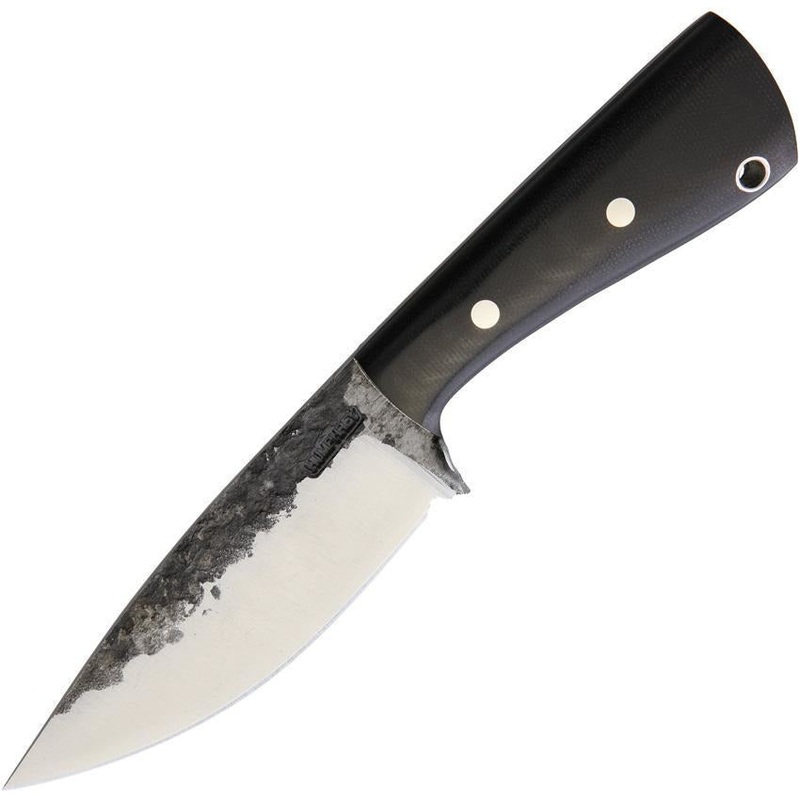 Lon Humphrey Custom Knives Brute De Forge Black Drop Pt BLACK DPOP POINT