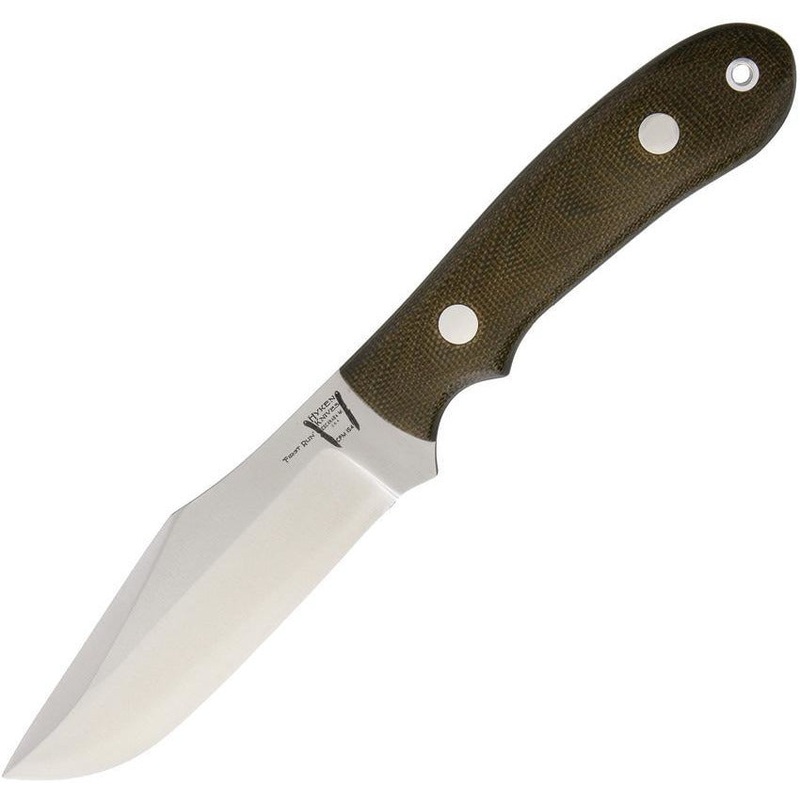 Hyken Knives Harpoon Green Canvas RHHPMGC