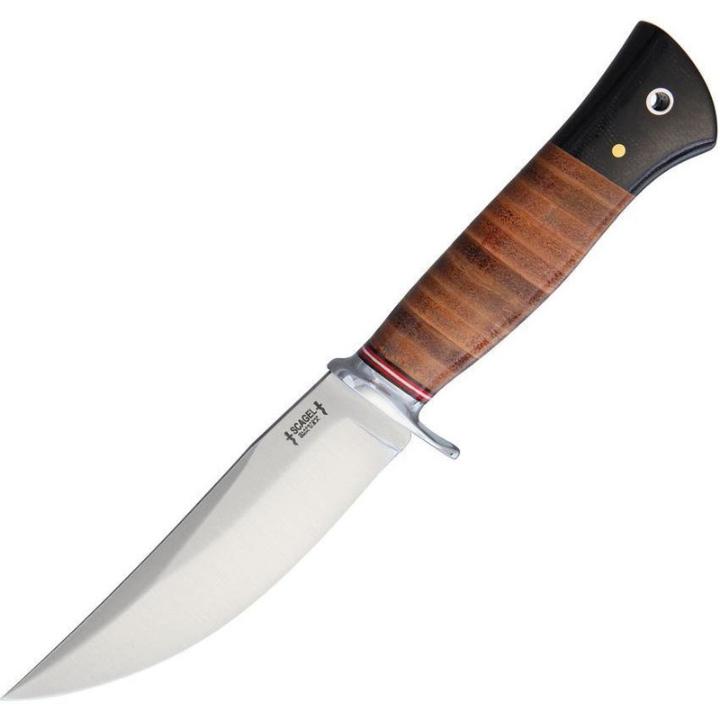 SCAGEL Small Hunter Stacked Leather 15-111SL