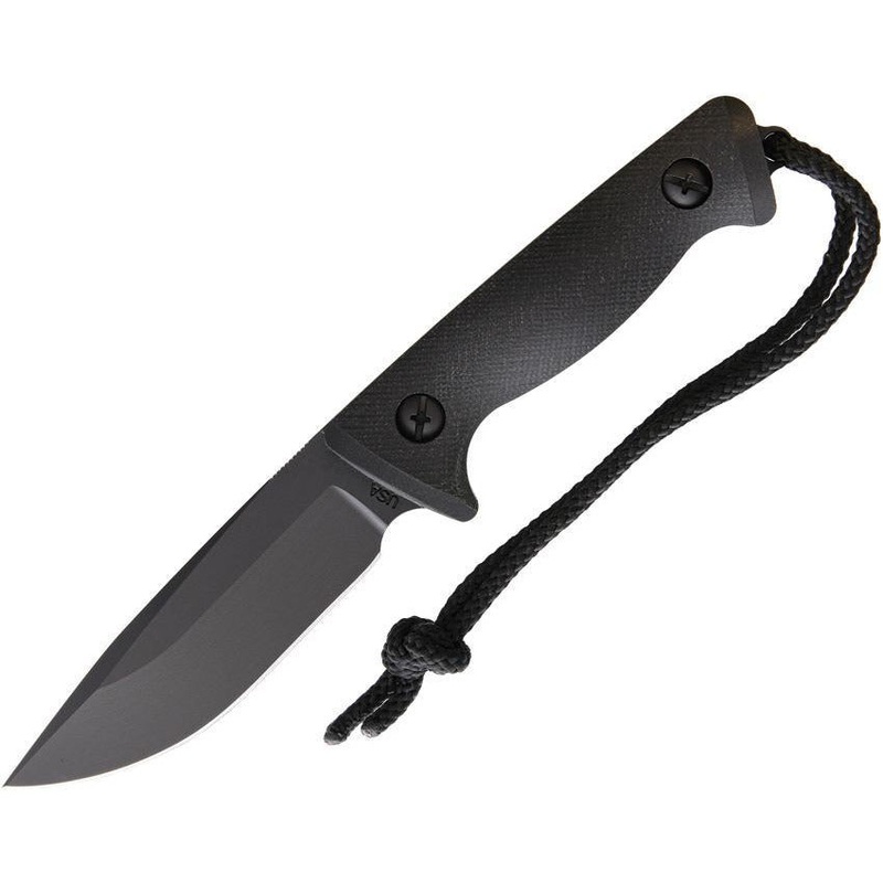 Treeman Combat Knives Recon Hunter Black Ops Leather RECON HUNTER BK+BK+LEATHER