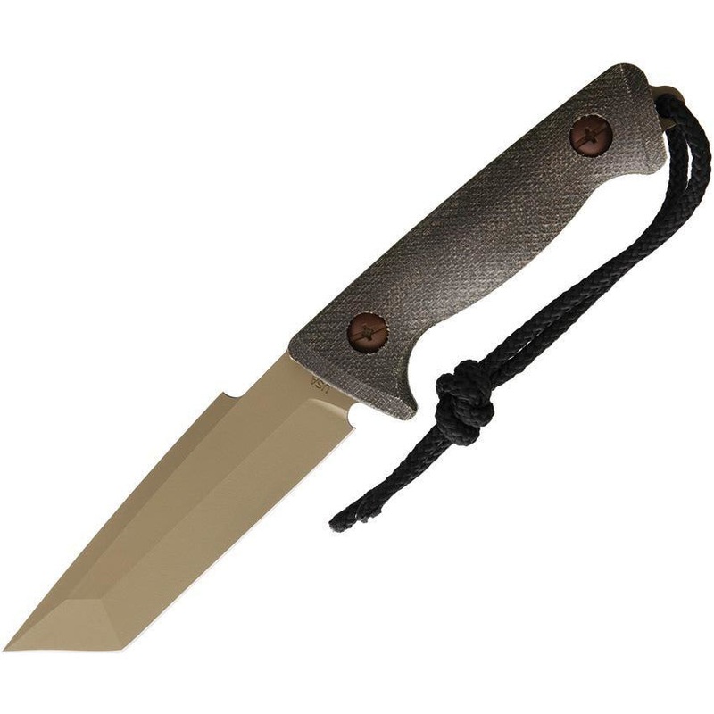 Treeman Combat Knives 19 Delta Coyote Leather 19 DELTA CY+GN+LEATHER