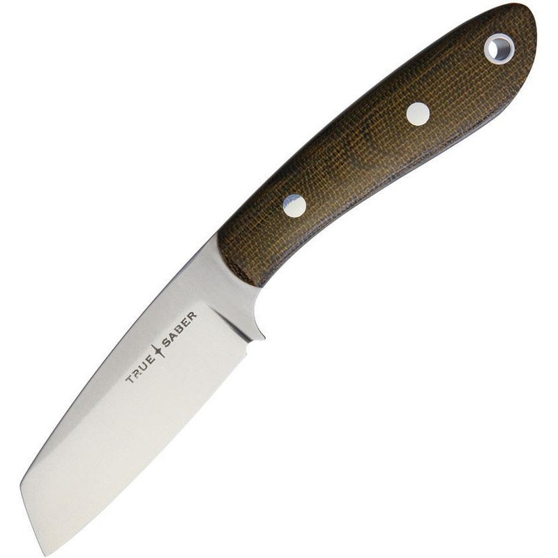 True Saber Knives Seneca Dah Green Canvas SENECA DAH GREEN CANVAS