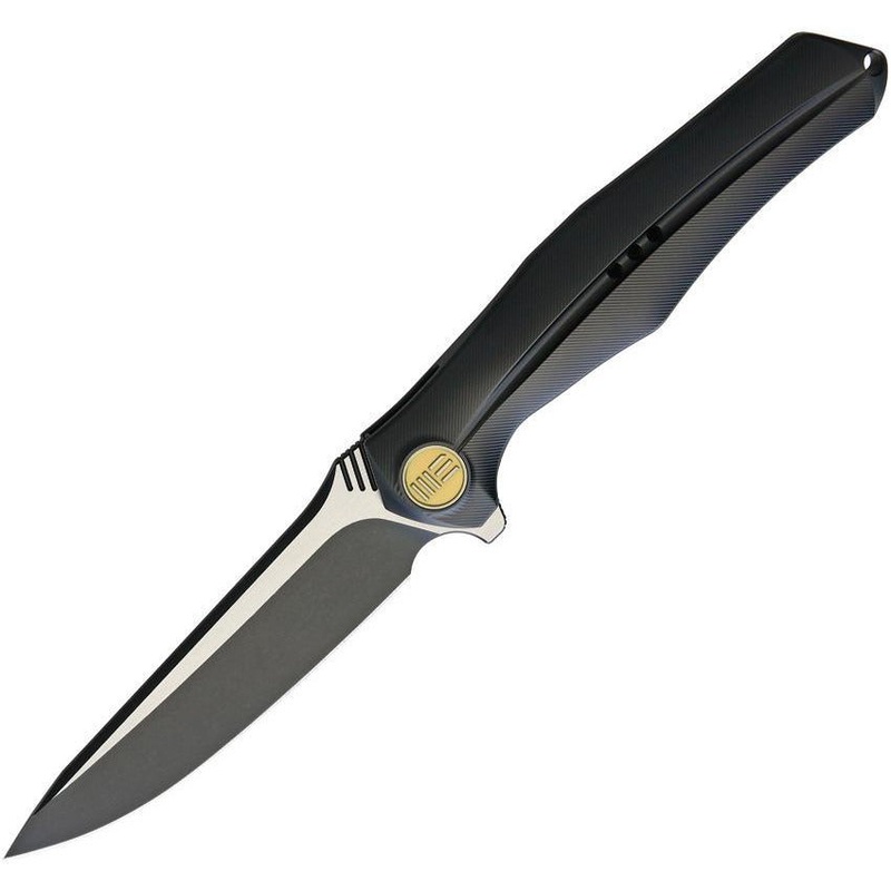 We Knife Co Ltd Integral Black Handle 702D