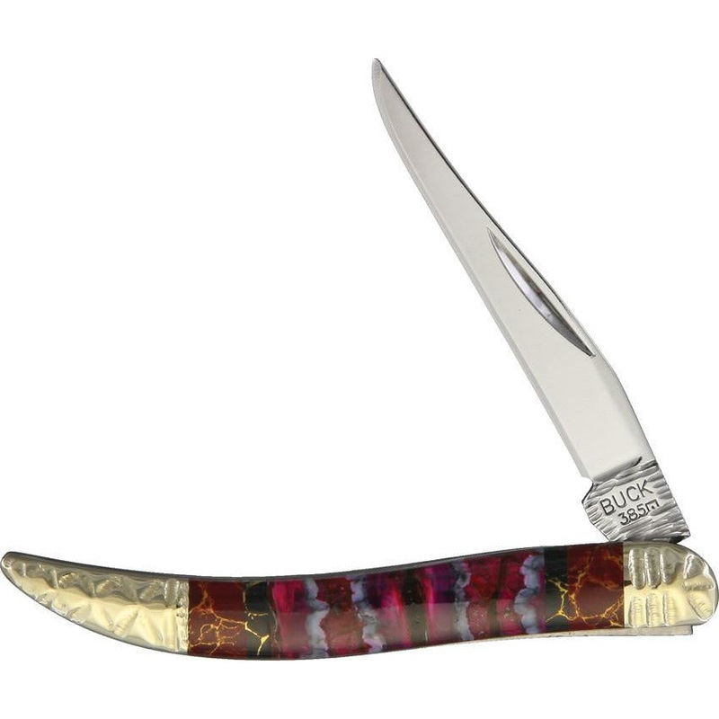 Yellowhorse Custom Buck Toothpick Mammoth YH258 RED MAMMOTH TOOTH