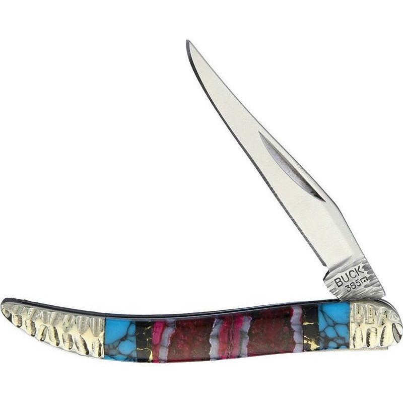 Yellowhorse Custom Buck Toothpick Mammoth YH264 RED MAMMOTH TOOTH 2