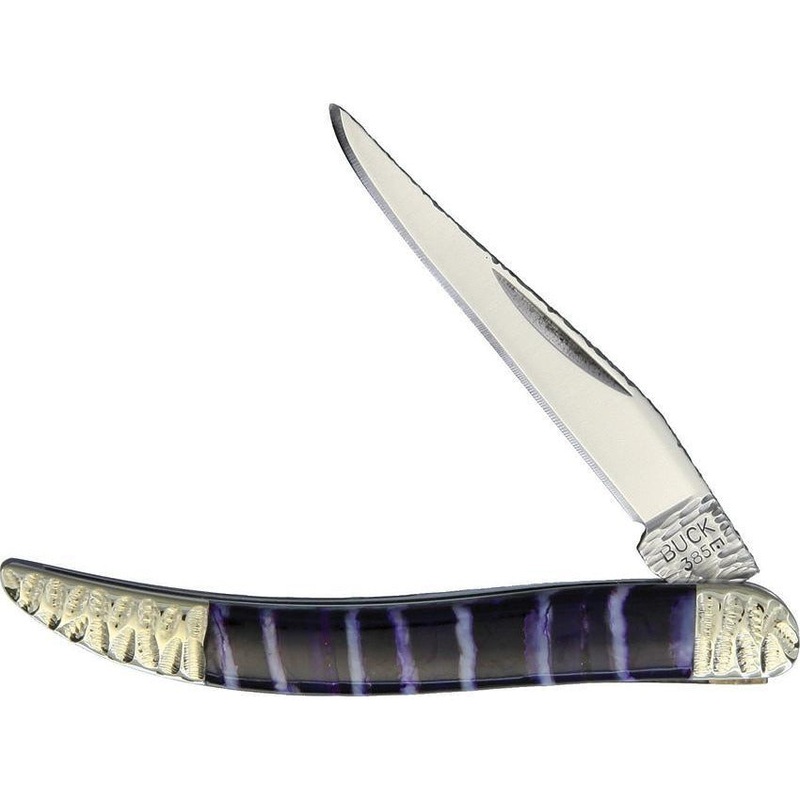 Yellowhorse Custom Buck Toothpick Mammoth YH265 PURPLE MAMMOTH TOOTH 2