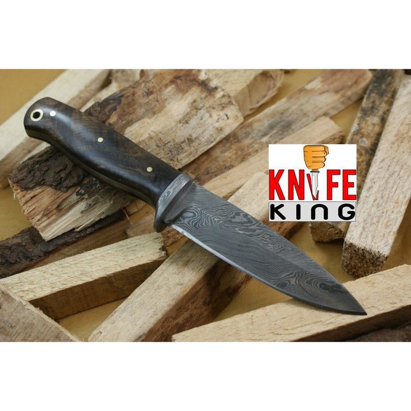 Custom Handmade Helmand-1 Hunting Knife With Leather Sheath