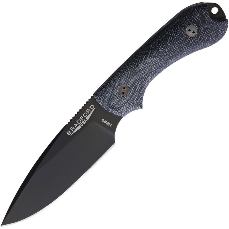 Bradford Knives Guardian 3D Black DLC 3FE-101B-N690