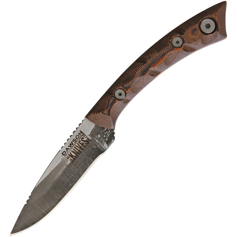 Dawson Knives Angler Fixed Blade Orange ANGLER ORANGE AND BLACK