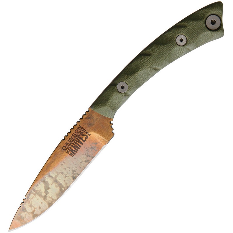 Dawson Knives Angler OD Green 696302763660