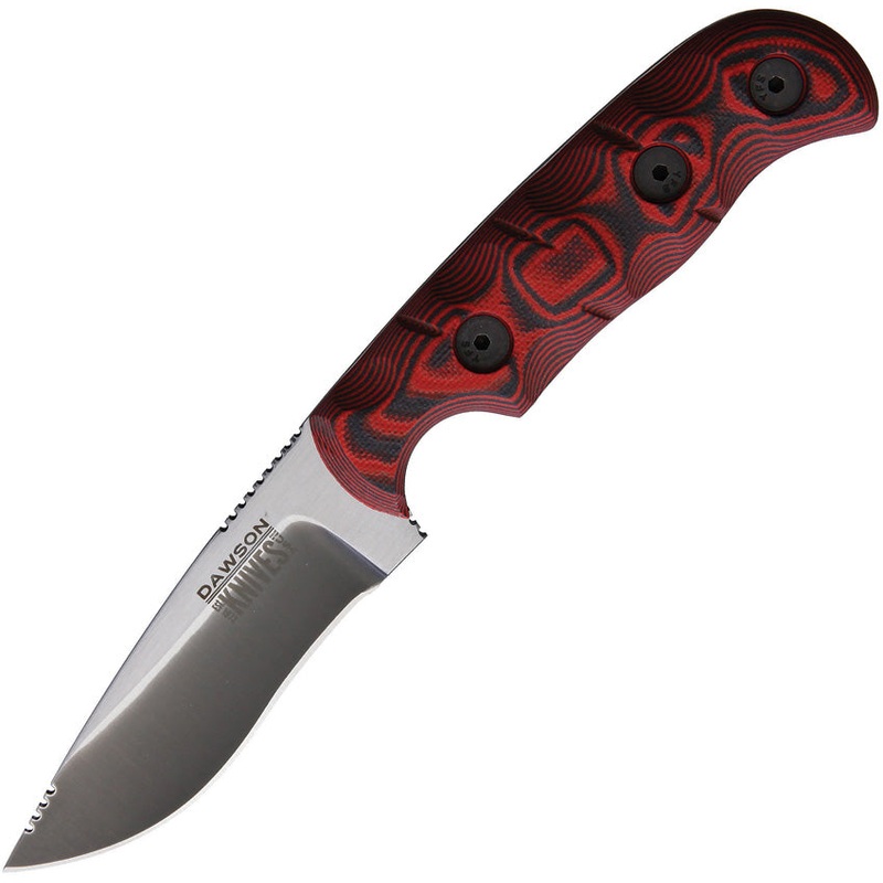 Dawson Knives Deep Notch 3V Specter Red 614608653317