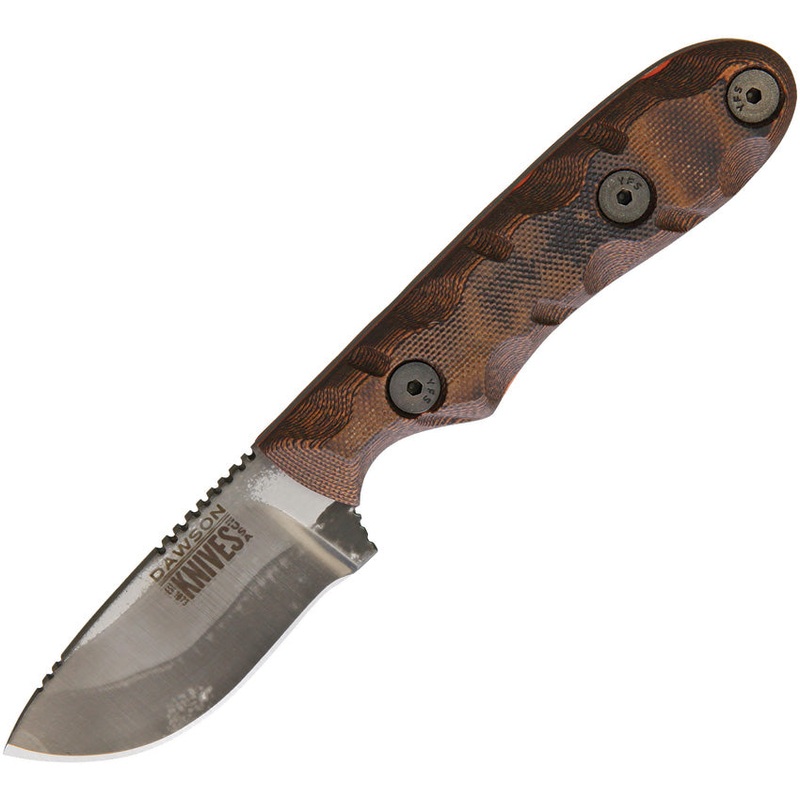 Dawson Knives Field Guide Fixed Blade Orange FIELD GUIDE BLK ORANGE