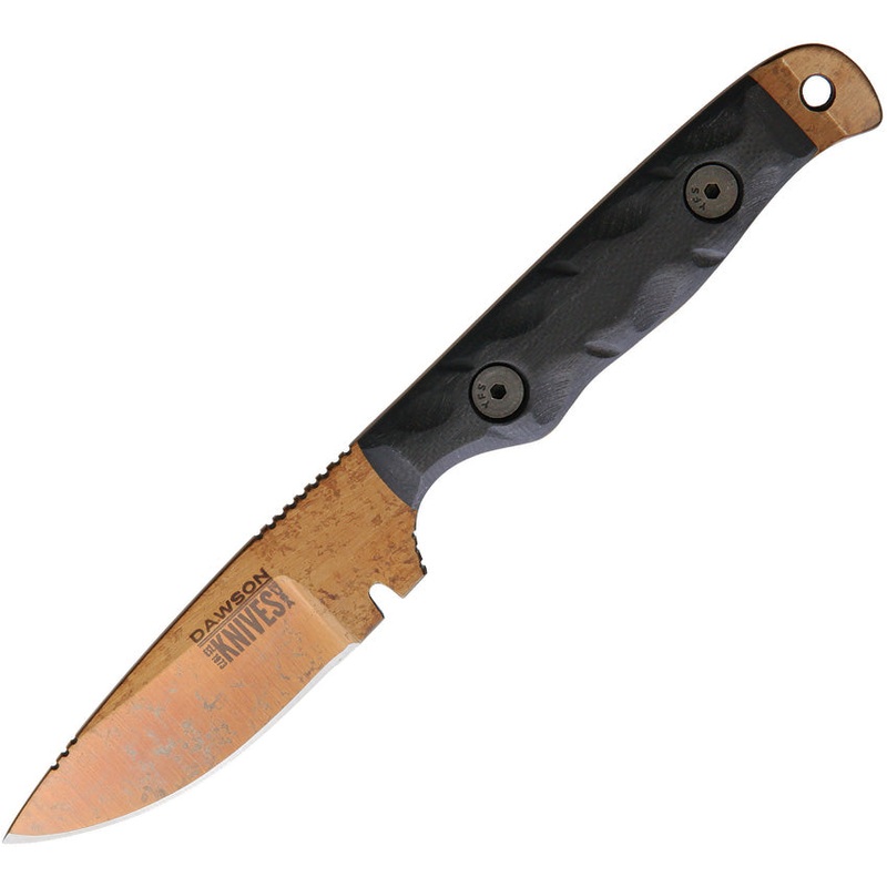 Dawson Knives Handyman Fixed Blade Black HANDY MAN BLACK COPPER
