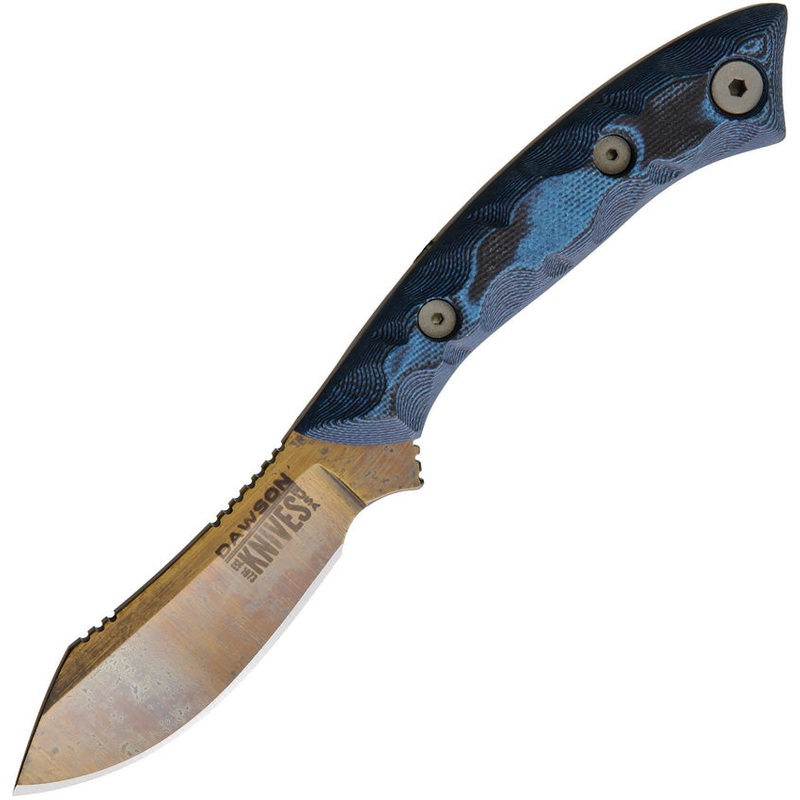 Dawson Knives Snakebite Fixed Blade Blue SNAKEBITE BLUE BLACK