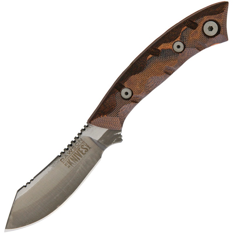 Dawson Knives Snakebite Fixed Blade Orange SNAKE BITE BLK ORANGE