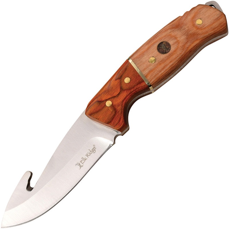 Elk Ridge Fixed Blade Guthook ER-200-19GN