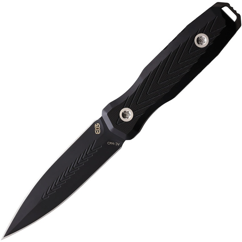 EOS Mini Thresher Fixed Blade EOS098 BLACLOUT KNUCK