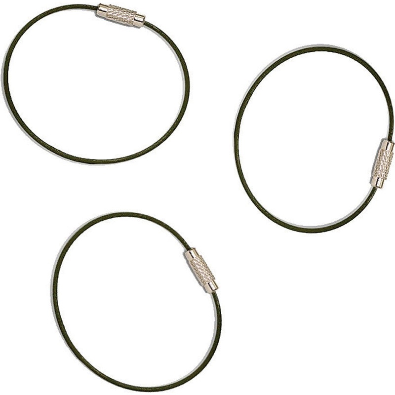 Everyman Cable Key Rings 3 Pack 004EMCKC