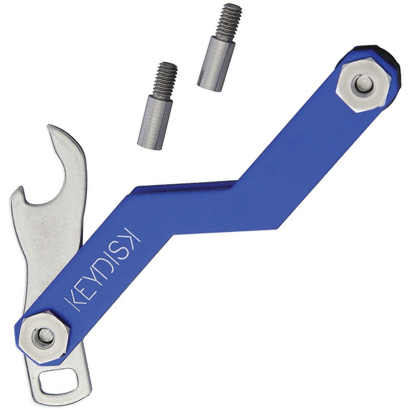 KEYDISK KeyDisk Mini Gun Blue KEYDISK MINI SATIN BLUE