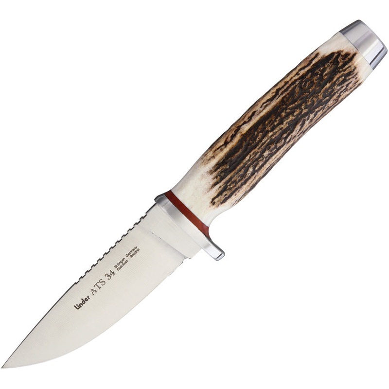 Linder Fixed Blade Stag 105009