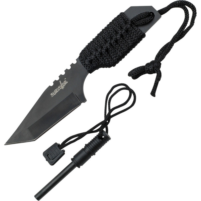 Miscellaneous Survivor Fixed Blade Black HK-106320B
