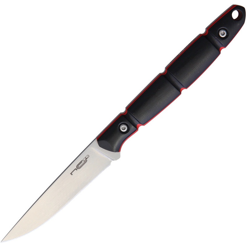N.C. Custom Viper Fixed Blade VIPER KNIFE RED-BLACK SATIN