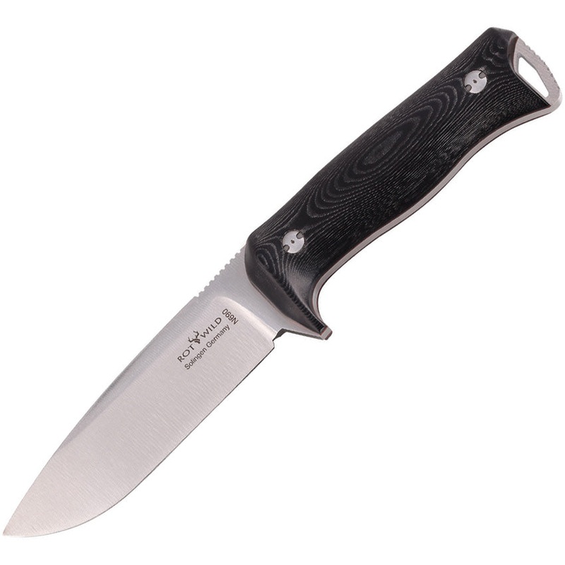 OTTER-Messer Rotwild Hunter Black Micarta RWF 01 B MI